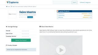Sales Mantra Reviews and Pricing - 2019 - Capterra