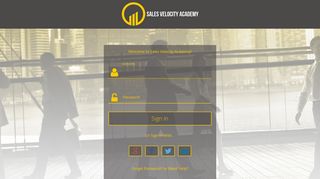 Sales Mastery Academy: Log In
