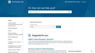 Sales Navigator Help - LinkedIn
