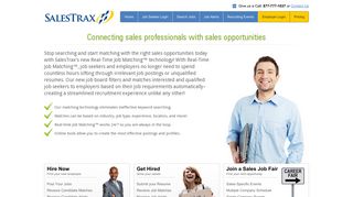 Sales Jobs, Sales Careers, Sales Resources by SalesTrax