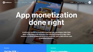 ironSource: App monetization done right