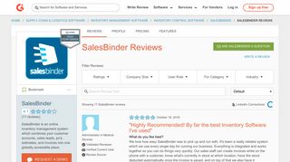 SalesBinder Reviews 2018 | G2 Crowd