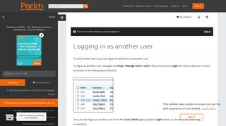 Logging in as another user - Salesforce CRM - The Definitive Admin ...