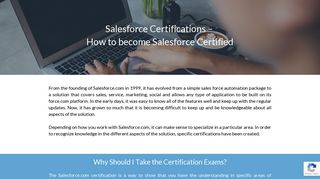 Salesforce Certifications - How to become Salesforce Certified