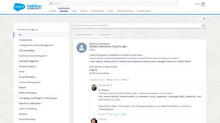 Obtain Commerce Cloud Login - Answers - Salesforce Trailblazer ...