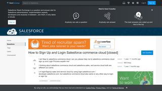 How to SIgn Up and Login Salesforce commerce cloud - Salesforce ...