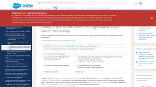 Configure the Default Community Login Page to Use a Custom ...