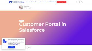 Customer Portal in Salesforce - Webkul Software