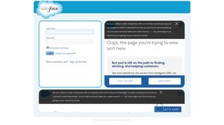 Salesforce - Customer Secure Login Page