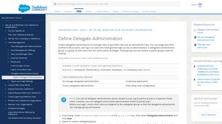 Define Delegate Administrators - Salesforce Help