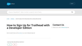 Salesforce Developers | How to Sign Up for Trailhead with a Deve...