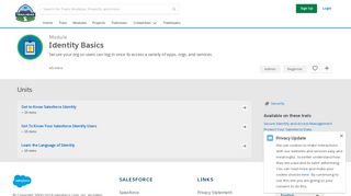 Identity Basics | Salesforce Trailhead