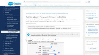 Set Up a Login Flow and Connect to Profiles - Salesforce Help