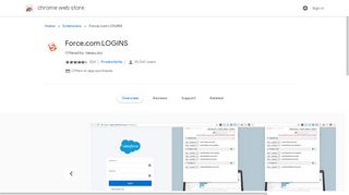 Force.com LOGINS - Google Chrome