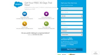 Free Trial: Salesforce 30-Days Trial - Salesforce India