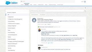 Users Login Frequency Report - Answers - Salesforce Trailblazer ...