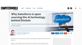 Why Salesforce is open sourcing the AI technology behind Einstein ...