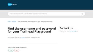 Salesforce Developers | Find the username and password for your ...
