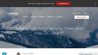 What is Salesforce Security Token and How Do I Find It?