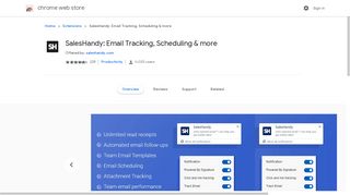 SalesHandy: Email Tracking, Scheduling & more - Google Chrome