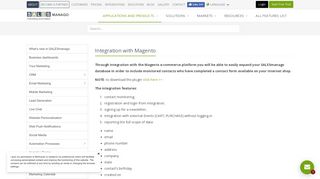 Integration with Magento | Support SALESmanago