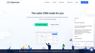 Salesmate: Sales CRM Software for Small Businesses
