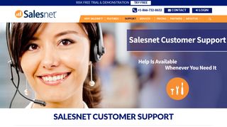 Salesnet CRM Customer Support
