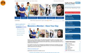 For Members - Salford Royal NHS Foundation Trust