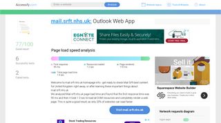 Access mail.srft.nhs.uk. Outlook Web App