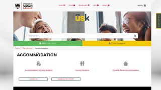 Accommodation | askUS | University of Salford, Manchester