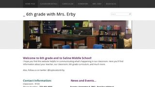 _ 6th grade with Mrs. Erby - Home Page