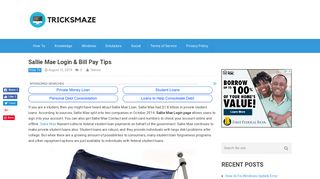Sallie Mae Login & Bill Pay Tips - TricksMaze