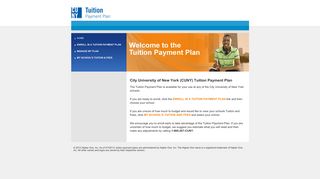 CUNY - Tuition Payment Plan - CASHNET payment portal