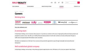 Careers – Sally Beauty Holdings, Inc.