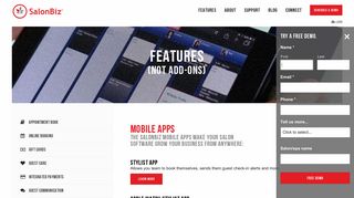 Mobile Apps - SalonBiz Salon Software