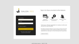 Online Account Management - Salon Iris
