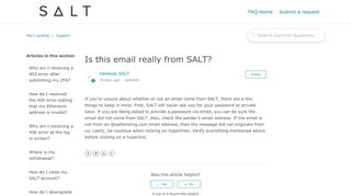 Is this email really from SALT Blockchain Lending? – SALT Lending