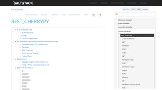 rest_cherrypy - SaltStack Documentation