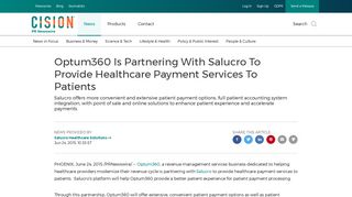 Optum360 Is Partnering With Salucro To Provide Healthcare Payment ...