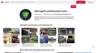SalvageTrucksAuction.com (salvage_trucks) on Pinterest