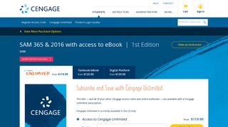 SAM 365 & 2016 with access to eBook, 1st Edition - Cengage