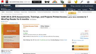 SAM 365 & 2016 Assessments, Trainings, and Projects ... - Amazon.com