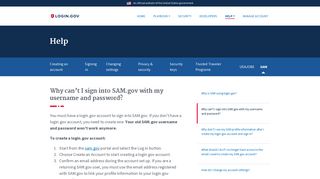 login.gov | Why can't I sign into SAM.gov with my username and ...