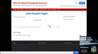 sam-hacker-login | How To Hack A Facebook Account