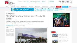 There's A New Way To Use Harris County Toll Roads – Houston ...
