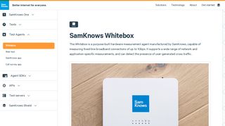 SamKnows Whitebox - Products | SamKnows