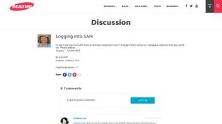 Logging into SAM | READ 180 Community