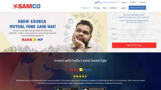 Samco: Start Online Share Trading through StockNote for Just Rs 20