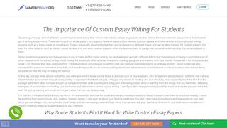 Custom essay - Samedayessay.org