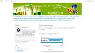 SamiDirect: How to Add / Login a new member in your SamiDirect ...
